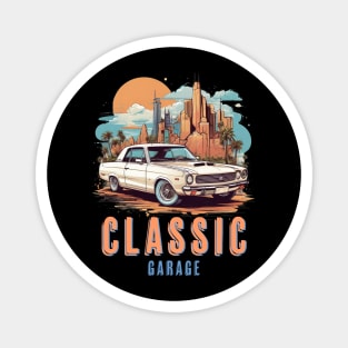 Classic Garage Car Vintage Magnet